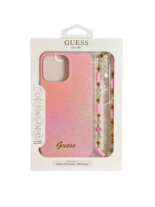 Fundas Guess con Correa para iPhone 15 Pro Max - Protección, Elegancia y Comodidad